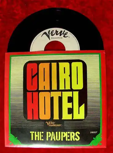 Single Paupers: Cairo Hotel (Verve 518 007) D 1968 Promo