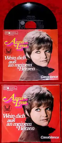 Single Anna Lena: Wein dich aus an meinem Herzen (Metronome M 25 331) D 1971