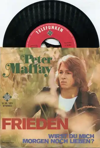 Single Peter Maffay: Frieden (Telefunken U 56 183) D 1971
