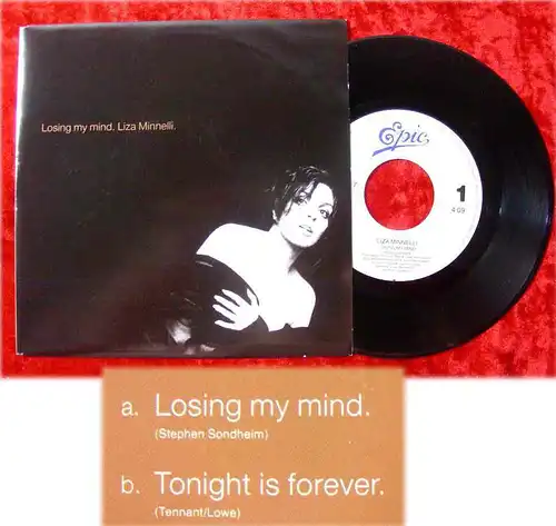 Single Liza Minnelli: Losing my mind (Epic) 1989