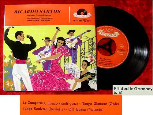 EP Ricardo Santos 1961 (Polydor) D