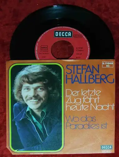 Single Stefan Hallberg: Der letzte Zug fährt heute Nacht (Decca 611949 AC) D 77