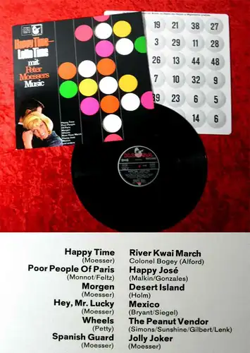 LP Peter Moesser´s Music: Happy Time - Lotto Time (Hansa 79 581 ZT) D 1966