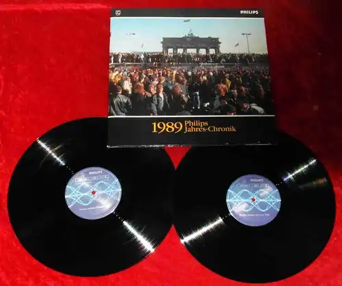 2LP Jahres Chronik: 1989 (Philips) mit umfangreichem Booklet