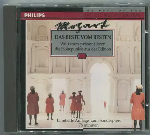 CD Mozart - Das Beste vom Besten (Philips) 1995 Promotion Sampler
