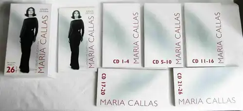 26 CD Set Maria Callas incl Booklet (Jürgen Kesting) Great Diva Edition 2008