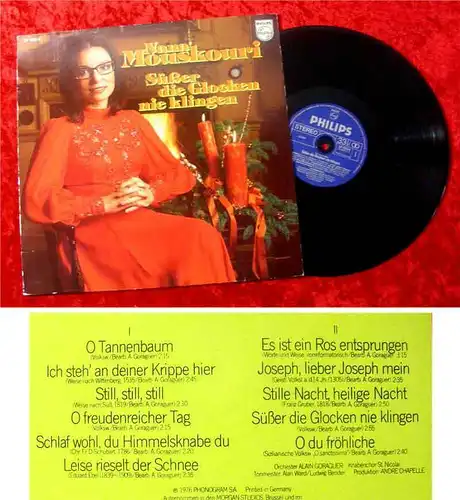 LP Nana Mouskouri Süßer die Glocken nie klingen (Philips) D