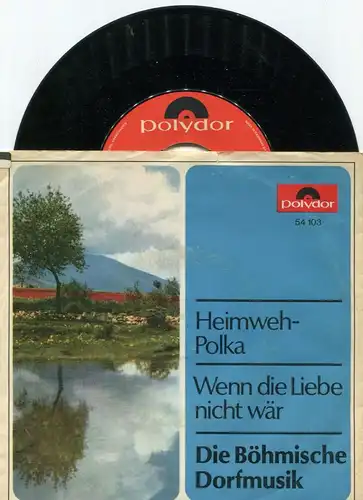 Single Böhmische Dorfmusik: Heimweh Polka (Polydor 54 103) D 1967