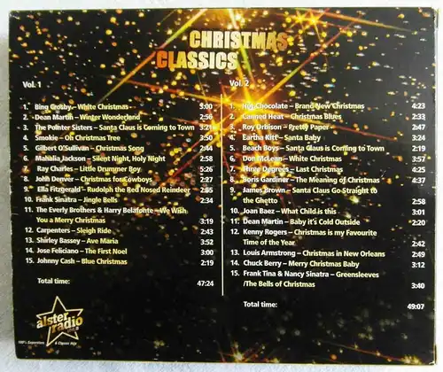 2CD Box Christmas Classics  feat Bing Crosby Dean Martin Frank Sinatra.....