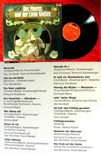 LP Des Meeres und der Liebe Wellen (Polydor 249 217) D 1968