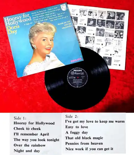 LP Doris Day: Hooray for Hollywood (Philips B 07518 L) NL