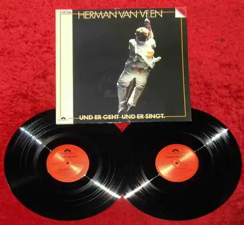 2LP Herman van Veen: Und er geht und er singt... (Polydor 825 134-1) D 1984