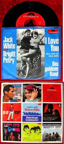Single Jack White & Brigitt Petry: I Love you (Somethin Stupid) (Polydor 52 821)