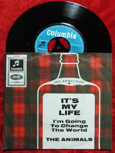 Single Animals: It´s my Life (Columbia C 23 113) D Disc Jockey Series