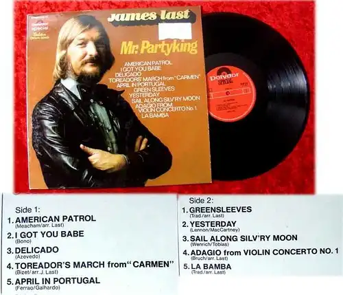 LP James Last Mr Partyking Made in Holland