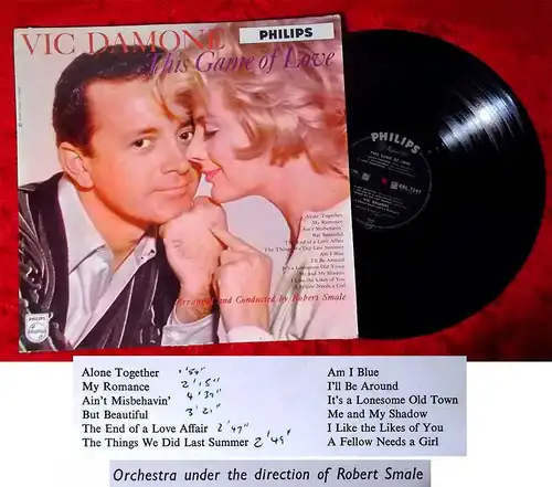 LP Vic Damone: This Game of Love (Philips BBL 7347) UK