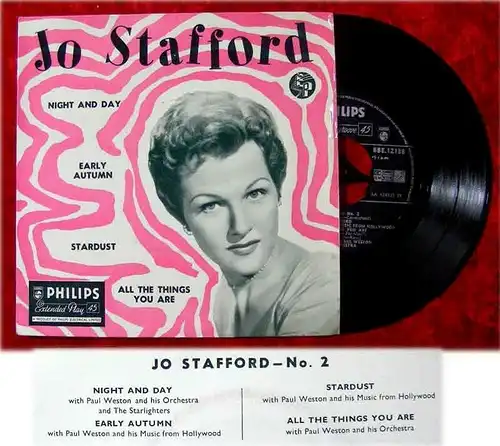 EP Jo Stafford Night and Day Early Autumn Stardust All