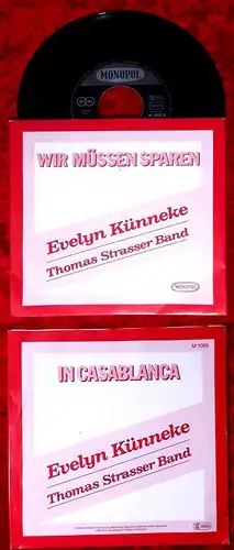 Single Evelyn Künneke & Thomas Strasser Band: Wir müssen sparen (Monopol 1085) D