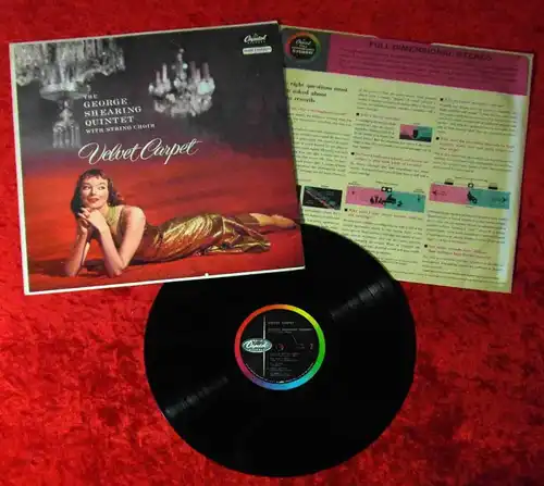 LP George Shearing Quintet: Velvet Carpet (Capitol T 720) US