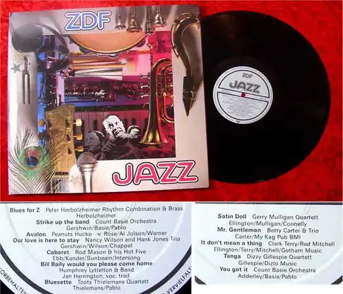 LP ZDF Jazzclub feat Dizzy Gillespie Gerry Mulligan