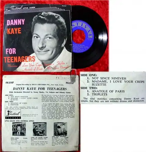 EP Danny Kaye For Teenagers (Australien Pressung!!)