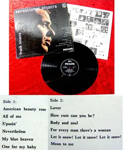 LP Frank Sinatra: Sensational Sinatra (Philips)