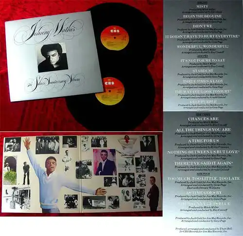 2LP Johnny Mathis: The First 25 Years Silver Anniversary Album 1981