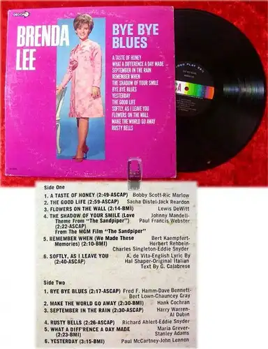 LP Brenda Lee: Bye Bye Blues