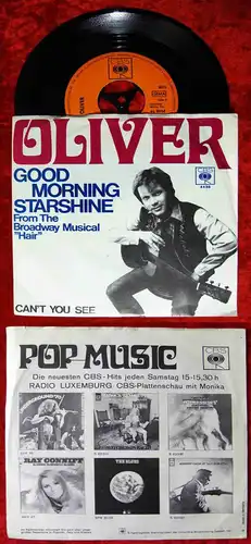 Single Oliver: Good Morning Starshine (CBS 4435) D 1969