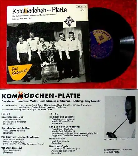 25cm LP Kommödchen Platte Lore Lorentz Düsseldorfer Köm