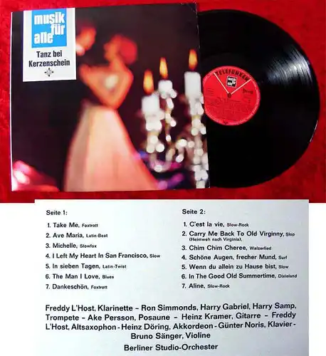 LP Tanz bei Kerzenschein (Musik für Alle NT 132)