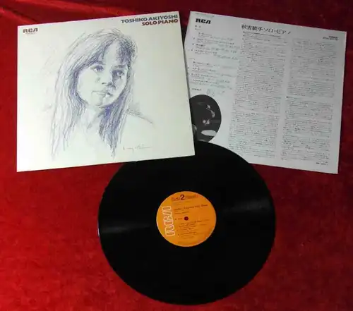 LP Toshico Akiyoshi: Solo Piano (RCA 6270) Japan 1975