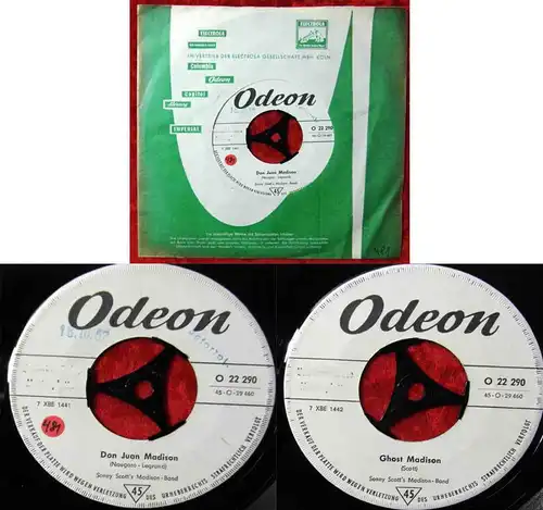 Single Sonny Scott´s Madison Band: Don Juan Madison (Odeon O 22 290) Promo