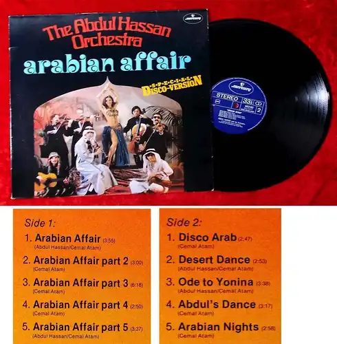 LP Abdul Hassan Orchestra: Arabian Affair (Mercury 6413 522) D 1977