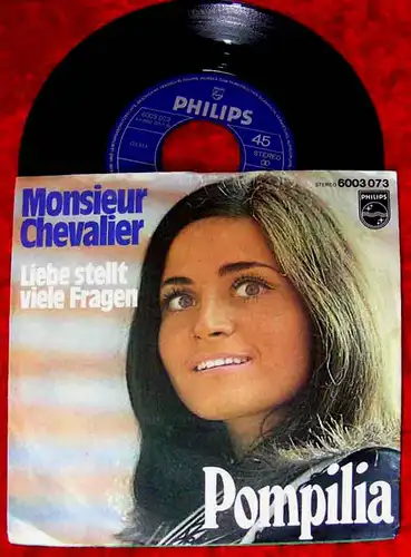 Single Pompilia: Monsieur Chevalier (Philips 6003 073) D 1969