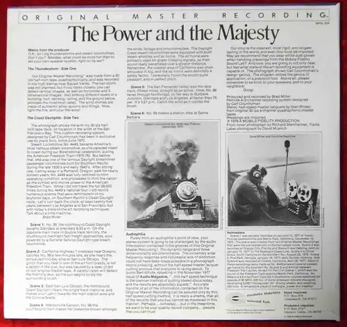 LP The Power and the Majesty MFSL Recording -  US 1978