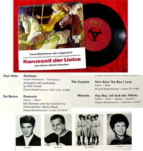 EP Karussell der Liebe (2) Manuela Crystals Paul Anka