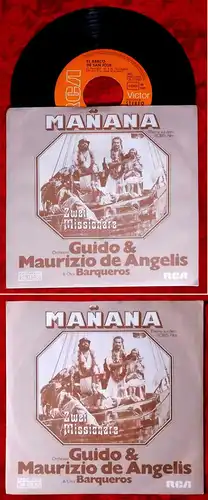 Single Barqueros & Guido & Maurizio de Angelis: Manana (RCA PPBO-7012) D 1975
