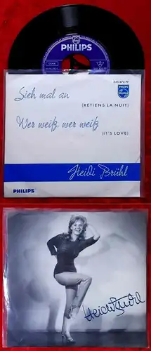 Single Heidi Brühl: Sieh mal an (Philips 345 370 PF) D 1962