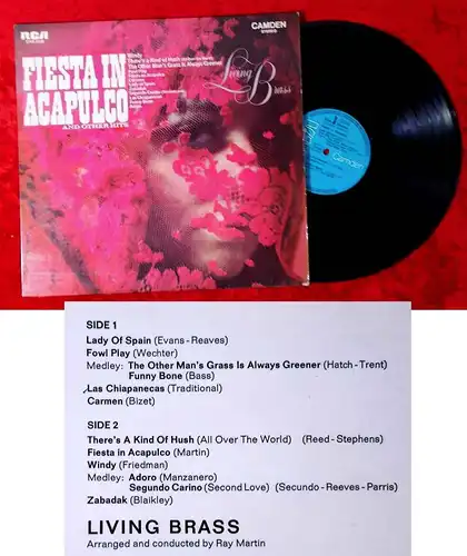 LP Living Brass Ray Martin: Fiesta in Acapulco (RCA CAS 2238) D