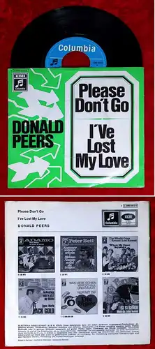 Single Donald Peers: Please don´t go (Columbia 1C 006-04 017) D