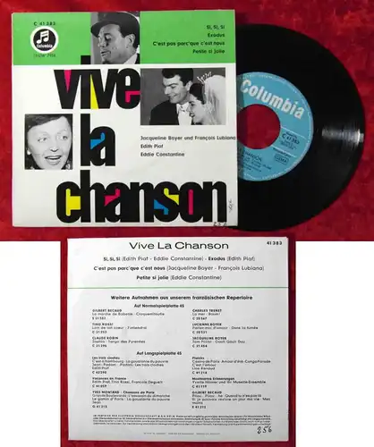 EP Vive La Chanson (Columbia C 41 383) D Jacqueline Boyer
