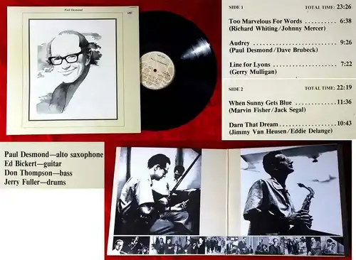 LP Paul Desmond (Sonopresse 2S 068 62553) F 1978