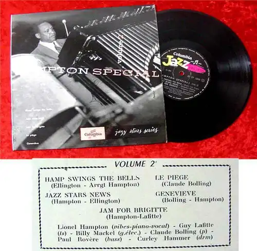 25cm LP Lionel Hampton Hampton Special Vol 2 (Columbia) UK