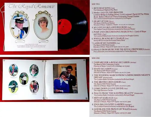LP Charles & Diana: The Royal Romance A Recorded Souvenir 1981