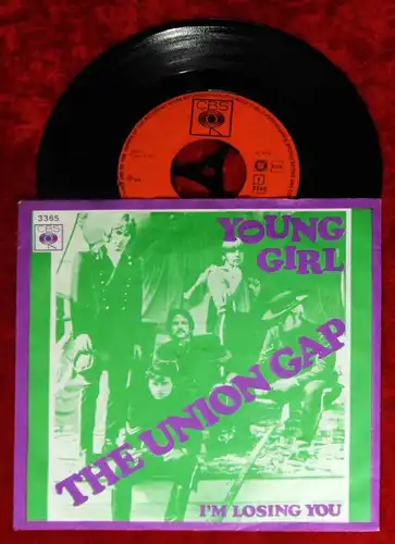 Single Union Gap: Young Girl (CBS 3365) NL 1968