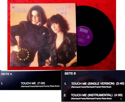 Maxi New Baccara: Touch Me Bellaphon 120-07-313) D 1989 "Erotic Dance Mix" Rar