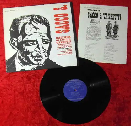 LP Woody Guthrie: Ballads of Sacco & Vanzetti (Folkways FH 5485) US 1965