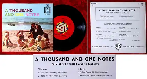 EP John Scott Trotter: A Thousand And One Notes (Warner Bros. ED 1223-1) D