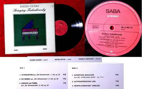 LP Eugen Cicero: Swinging Tschaikowsky (Saba 15 087 ST) D 1966